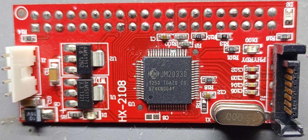 Адаптер - перехідник SATA - IDE двосторонній 2в1