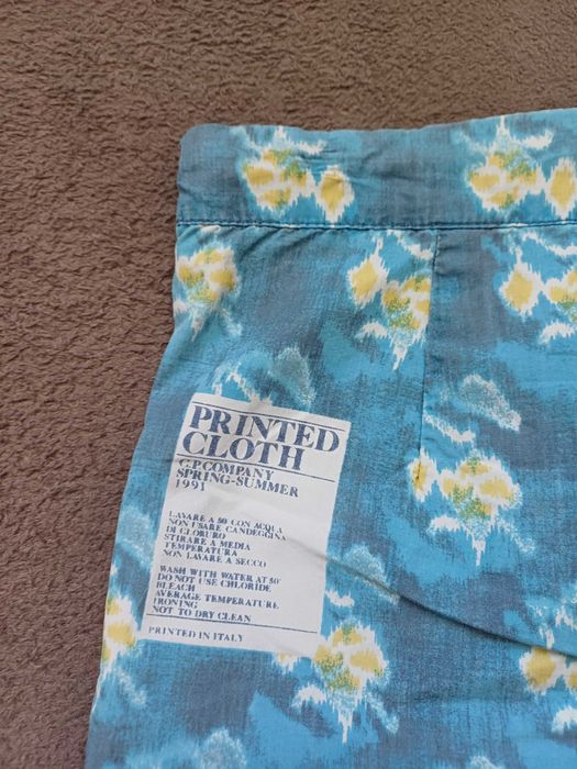 C.P. Company Printed Cloth Spring Summer 1991 szorty rozmiar L