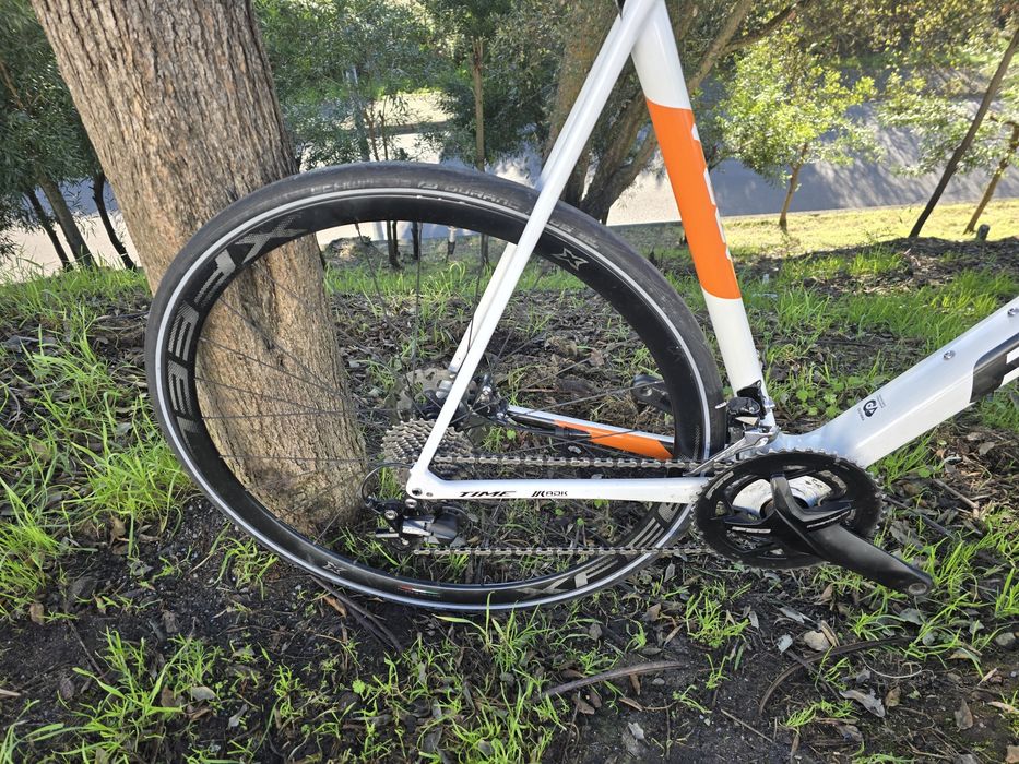 Bicicleta de estrada de disco xl carbono