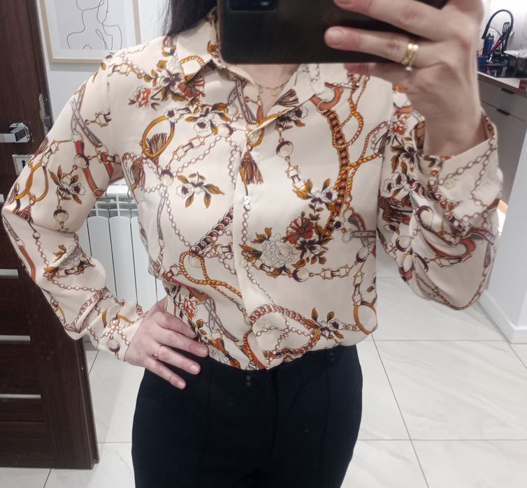 Koszula elegancka we wzory