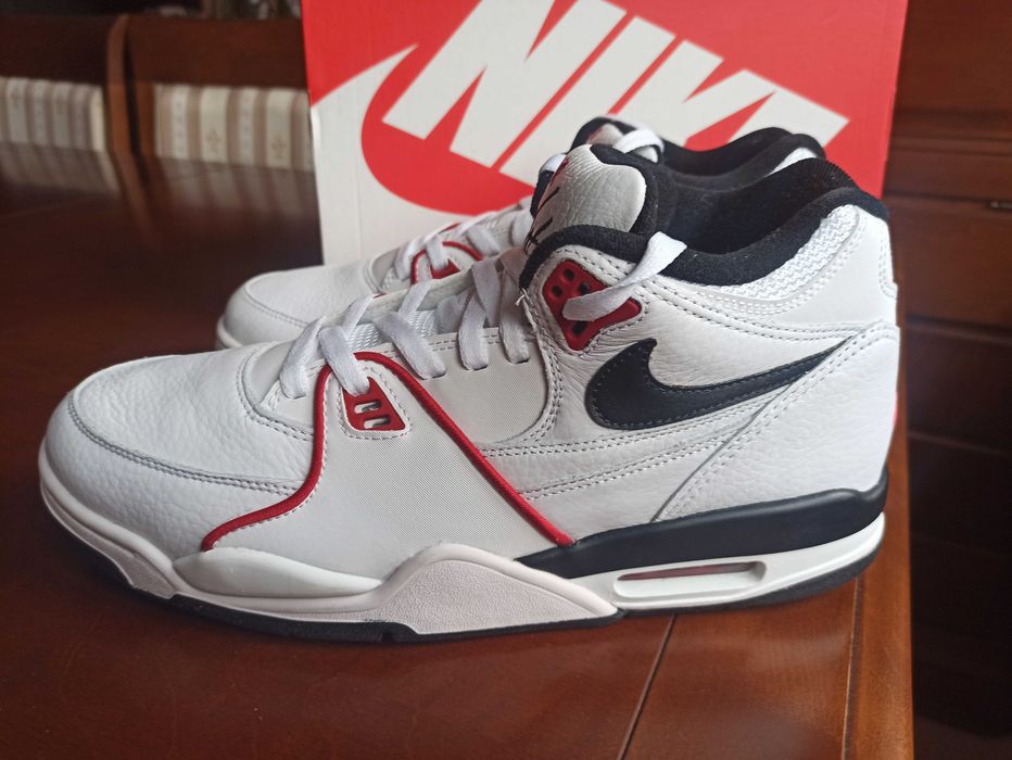 ( r. 45,5) Nike Air Flight 89 Black White Red FD9928, 101