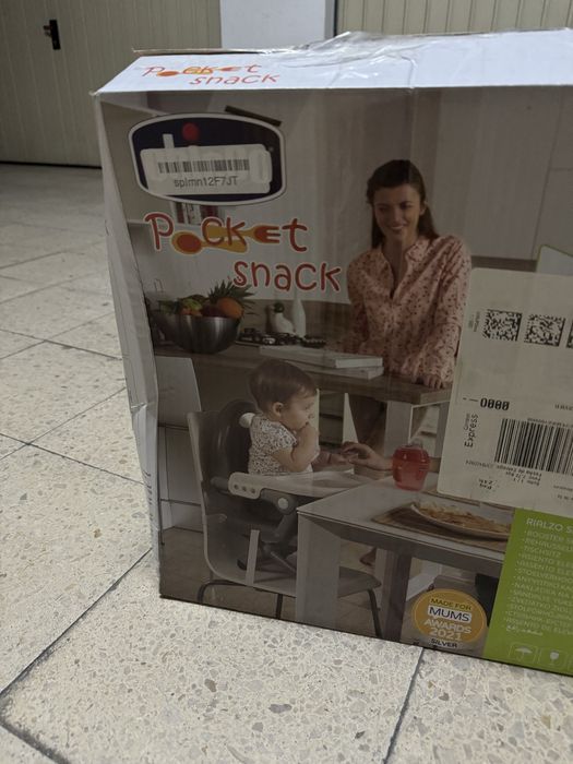 Cadeira Papa de Viagem Chicco Pocket Snack