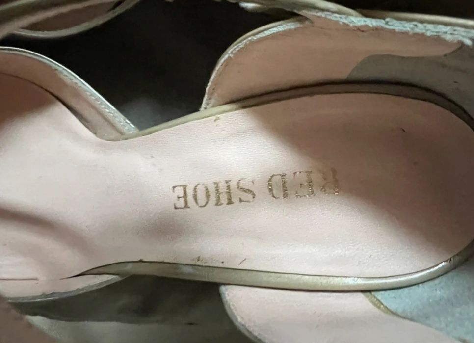 Buty damskie skórzane szpilki r. 41