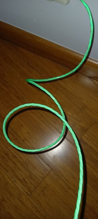 Świecący Kabel LED Typu C do ładowania Smartfona