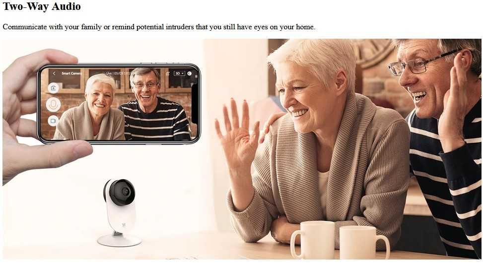 IP-камера Xiaomi YI Home 2K Pro 1080p WiFi Kami Международная Global