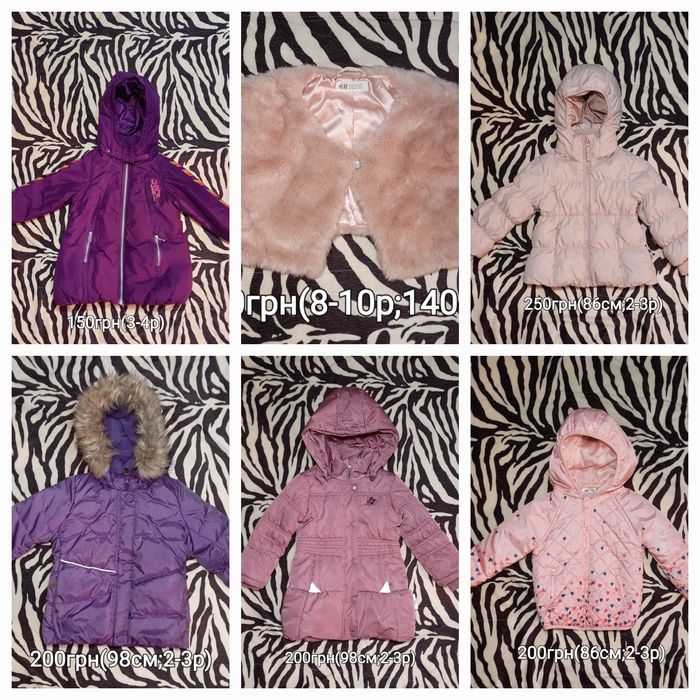 Куртки зимові для дівчат