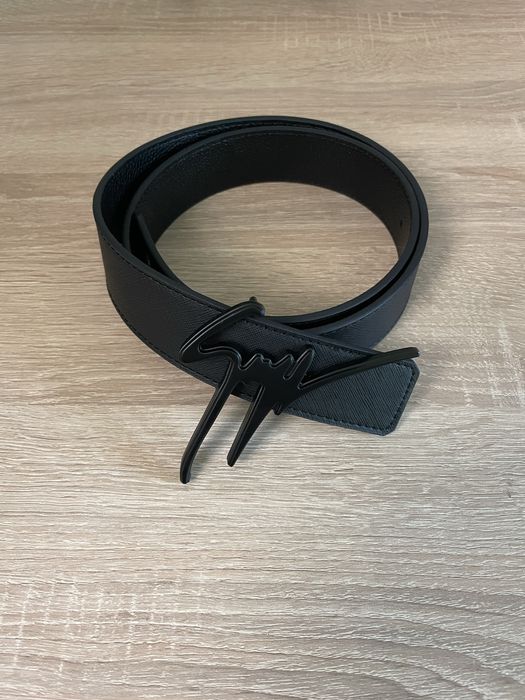 Ремінь giuseppe zanotti | belt giuseppe zanotti black/gold