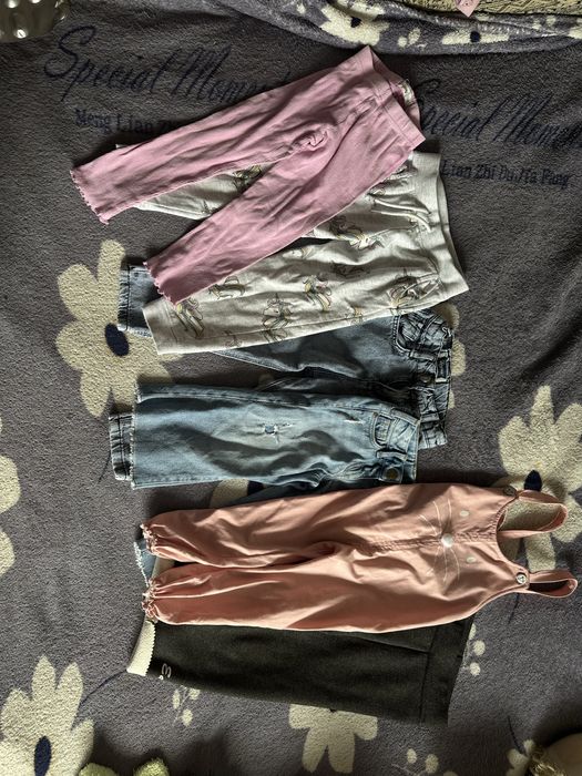 Лот штанці джинси лосіни для дівчинки