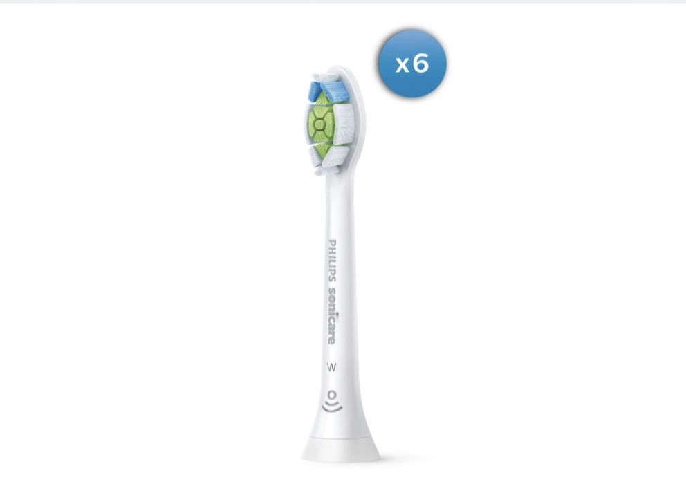 Końcówki do szczoteczek Sonicare Philips W2 Optimal White 6 szt. HX606