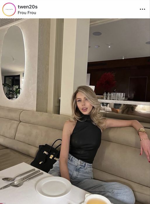 Топ чорний еко-шкіра twen20s, Miss Diamond, Lior