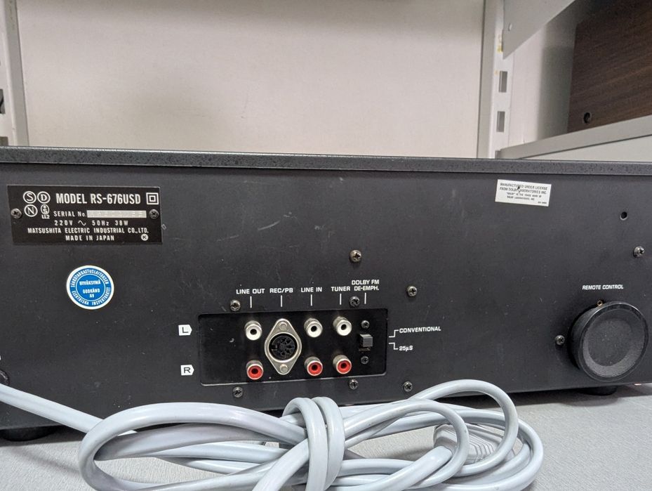 ТОП Technics RS-676USD. Stereo Cassette Deck. Вес 11 кг. JAPAN