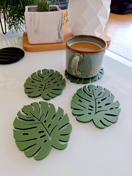Designerskie Podkładki Monstera – Połączenie Natury z Nowoczesnością!
