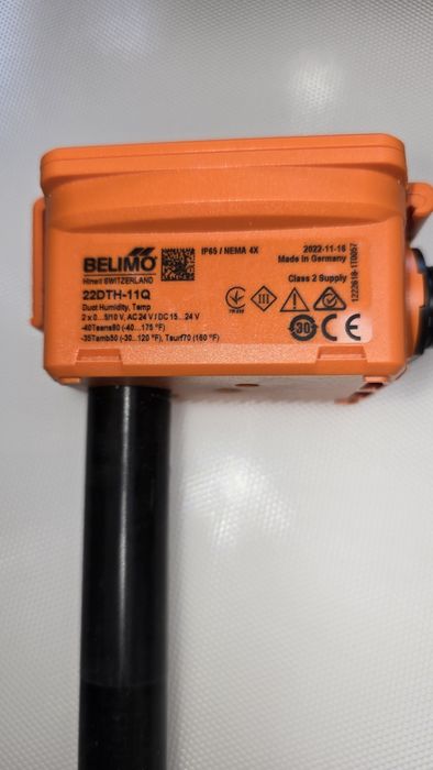 Czujnik kanałowy wilgotności / temperatury