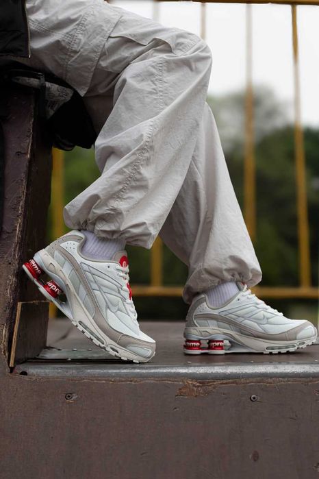 Чоловічі кросівки Nike Shox Ride 2 Supreme White Beige