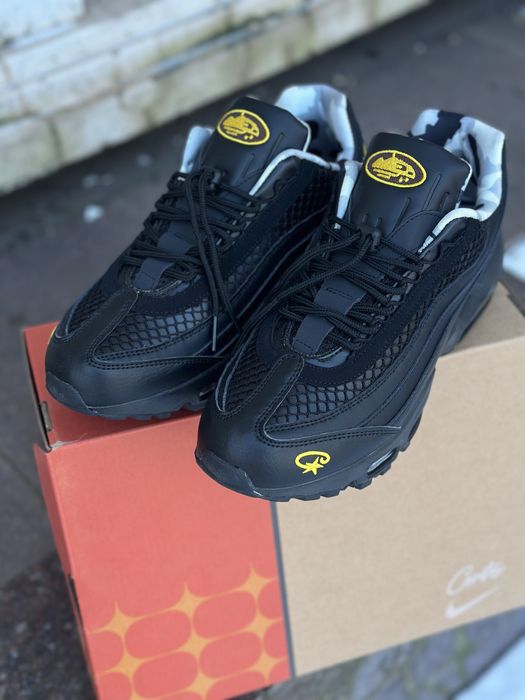 КРОСІВКИ Nike Air Max 95 x Cortez  черные Кросовки Найк Аир 95 Кортез
