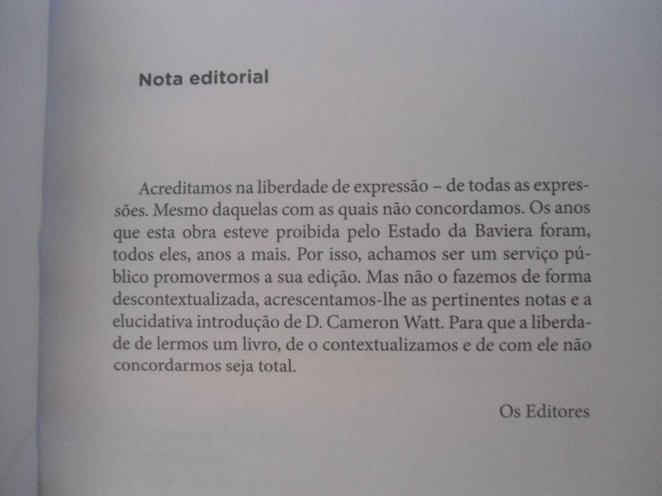 Mein Kampf por Adolf Hitler  (A Minha Luta)