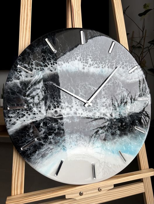 Zegar z żywicy 50 cm