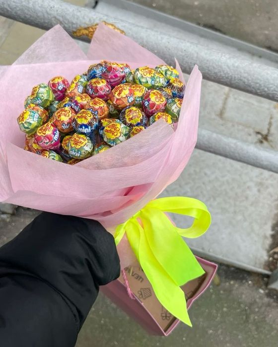 Bukiet z lizakami Chupa Chups