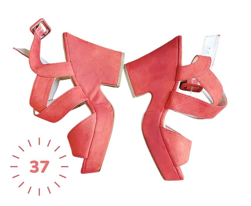 Sandálias Vermelhas Primark 37