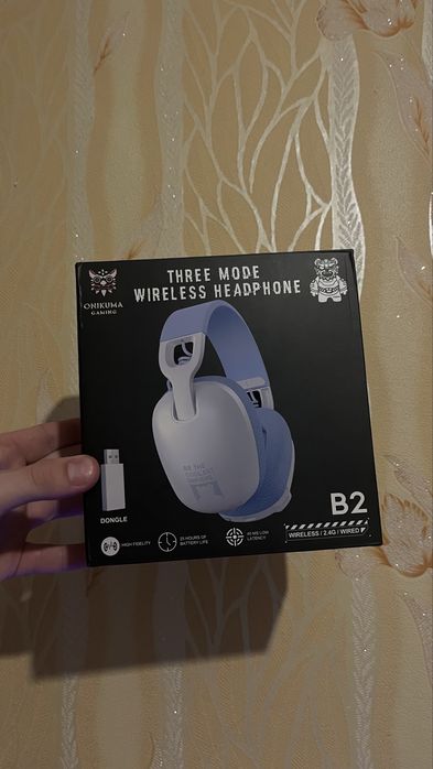 Продаю игровые безпроводные наушники Onikuma b2