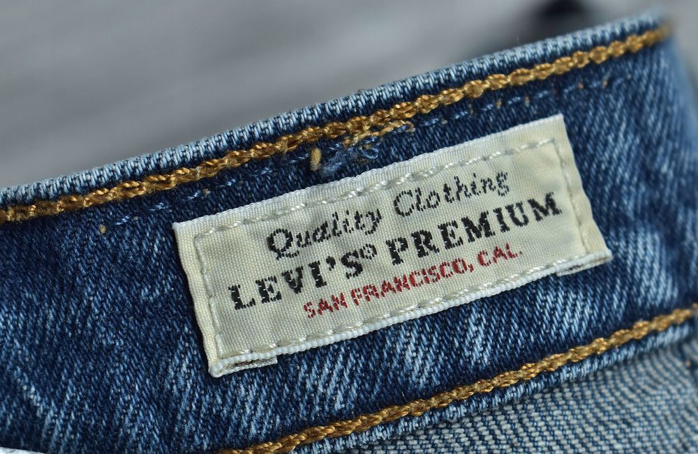 Levis 501 Cropped Damskie Spodnie Jeansowe Dżinsy W27 L30
