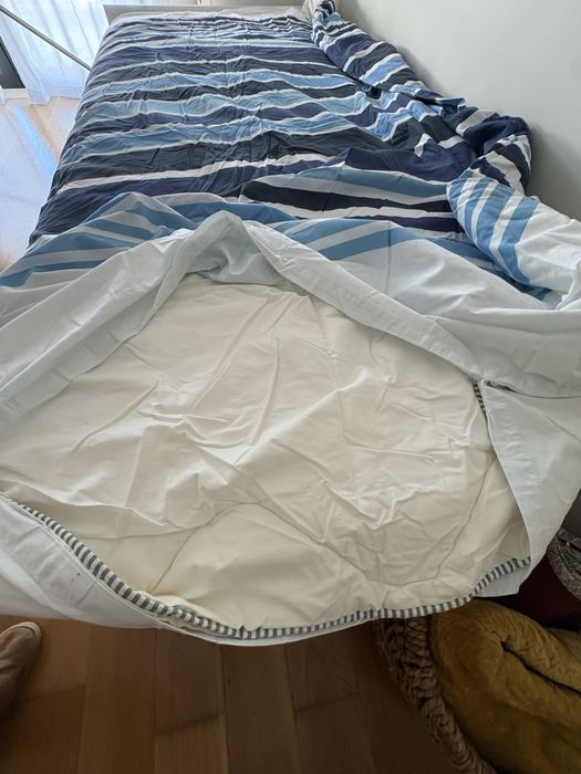 Edredon solteiro do Ikea com capa