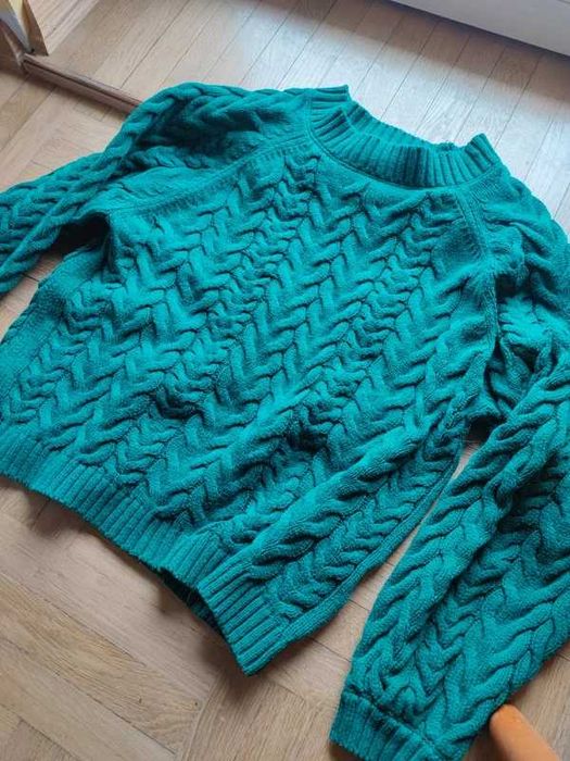 Turkusowy sweter Medicine XS