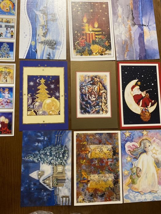 Lote de 19 Postais de Natal e outros + cartoes lembranca