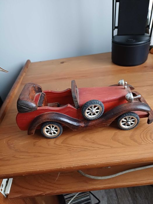 Mota e Carro em madeira para decoração