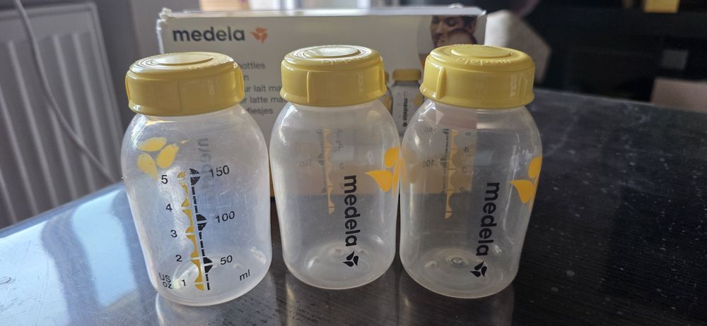 Пляшечки для годування Medela 150 мл зі смарт-сосками Calma, набір