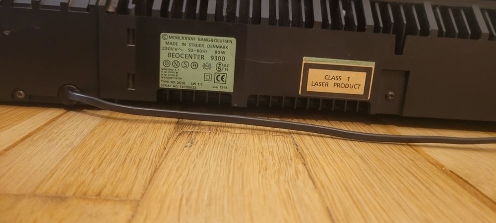 Bang&Olfusen -  Beocenter 9300 + org pilot