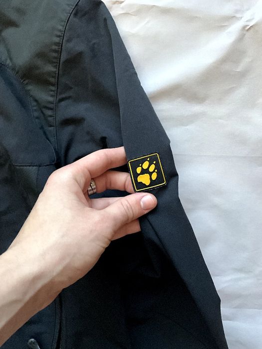 Jack Wolfskin Softshell ( L ) Black Outdoor Jacket — zdjęcie 3