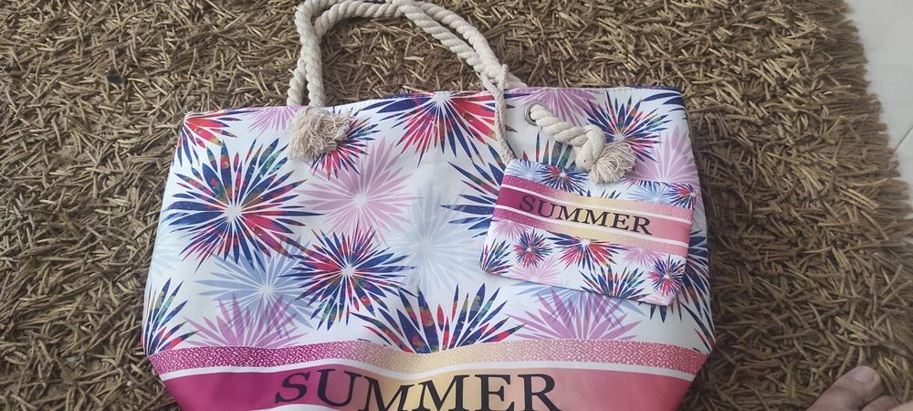 Sacos para praia ou para compras, novos, lindos e com ótimo acabamento