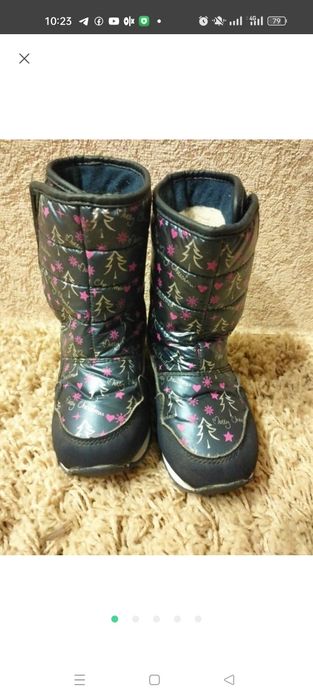 Дитячі чобітки для дівчинки фірми Tom. M