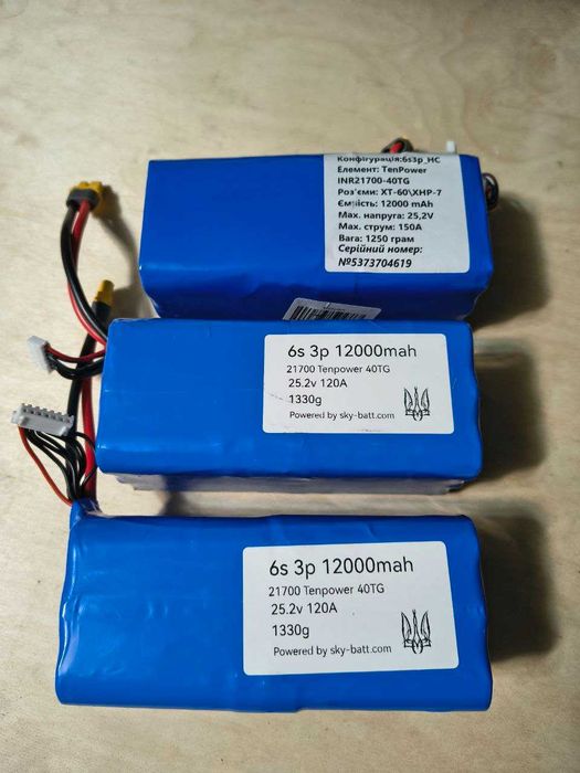 Батареї до FPV дрона