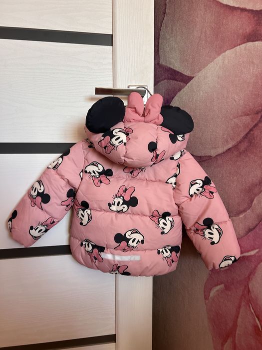 Куртка h&m minnie mouse на дівчинку 80-86 9-12 місяців