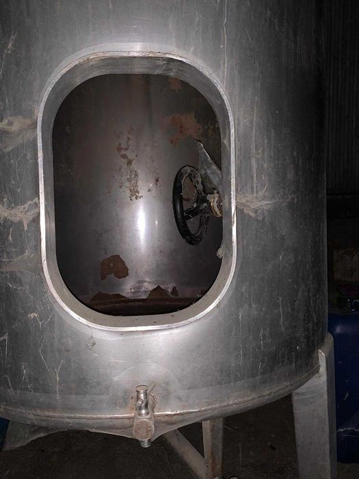 Cuba de aço inox 1000LT