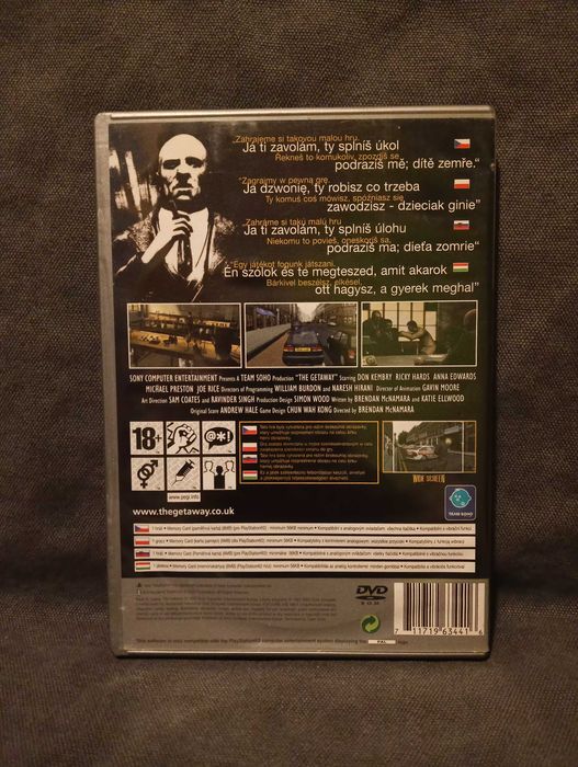 PS2 The Getaway + mapa  PL