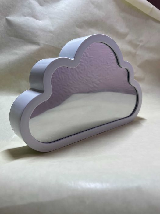 Світлодіодний нічник-дзеркало з 3D ефектом Хмара з тюльпанами