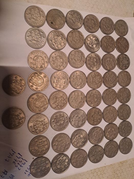 Moedas de 5 escudos