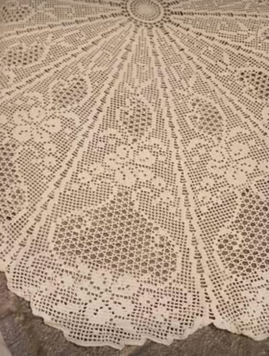 Toalha renda crochê