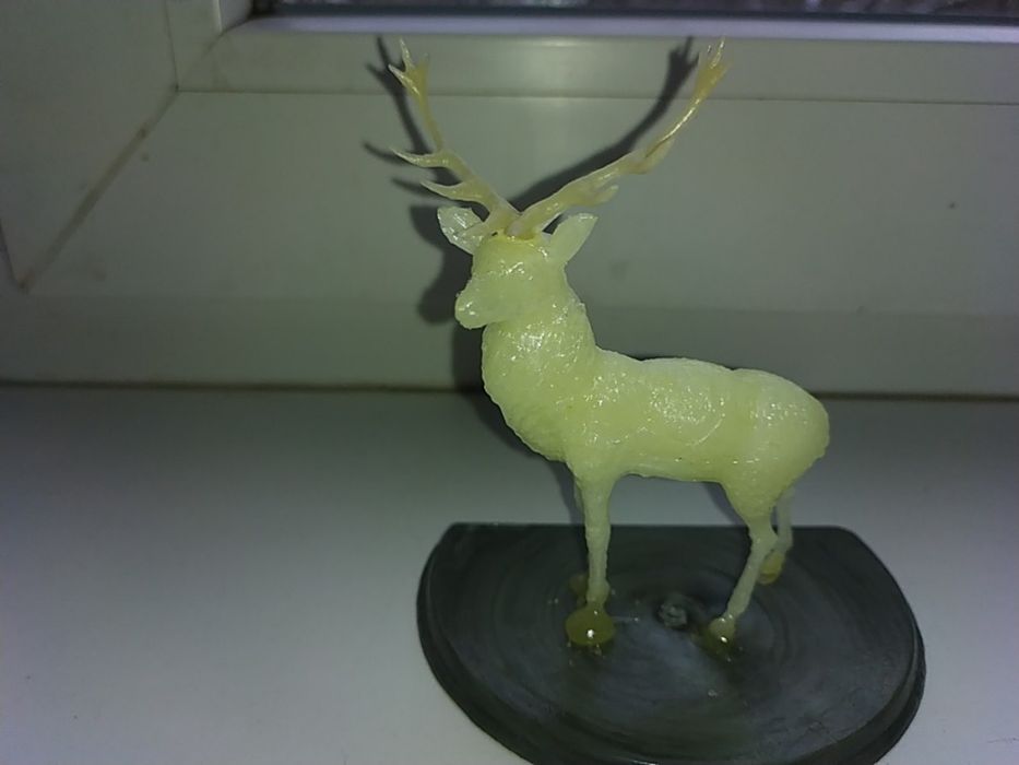 Винтажная светящаяся фигурка - Олень - СССР