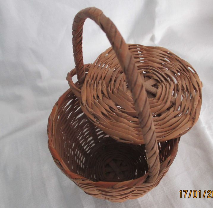 Cestinhas em Vime Vintage