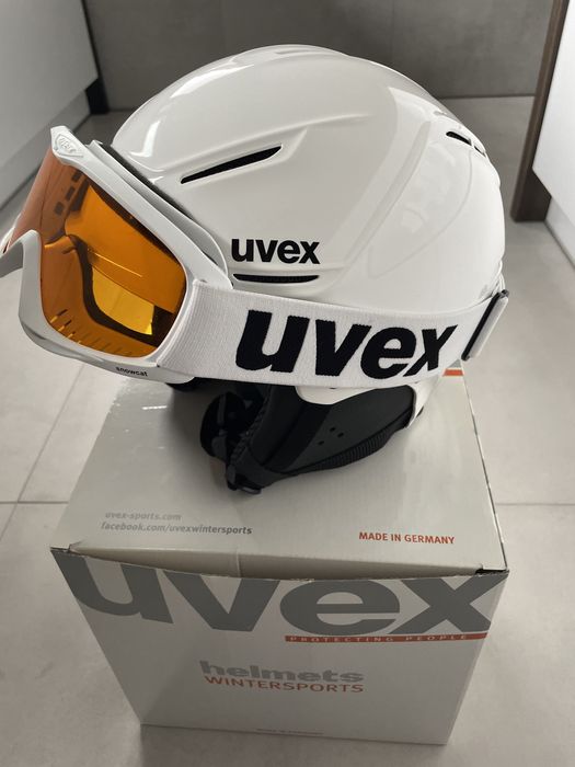 Kask narciarski uvex 52-55 + 2* gogle