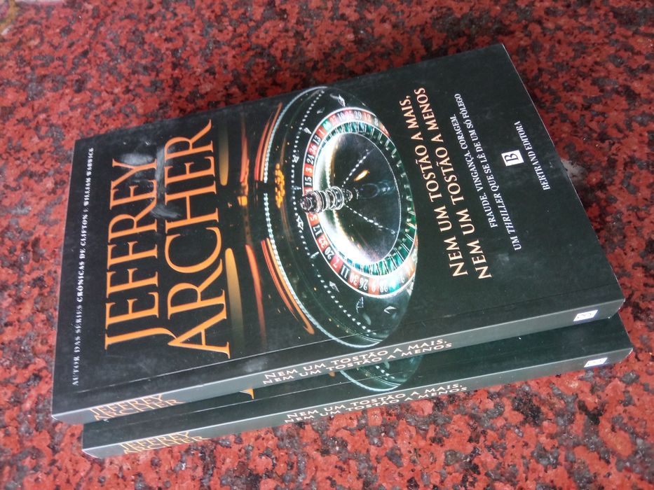 Nem Um Tostão a Mais, Nem Um Tostão a Menos - de Jeffrey Archer - NOVO
