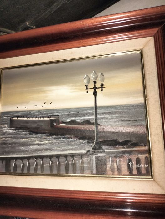 2 pinturas a óleo de Teixeira cardoso
