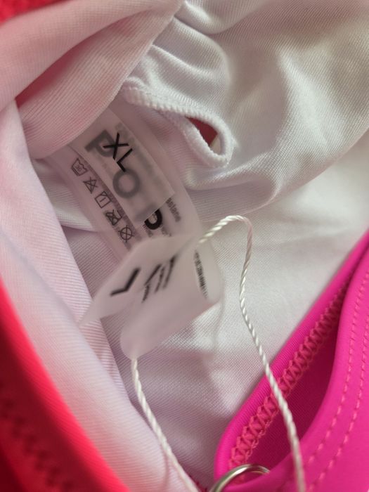 Strój kąpielowy jednoczęściowy neonowy XL