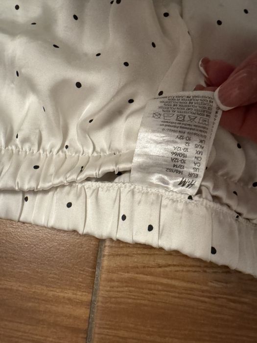 Piżama satynowa 146/152 hm dla dziewczynki