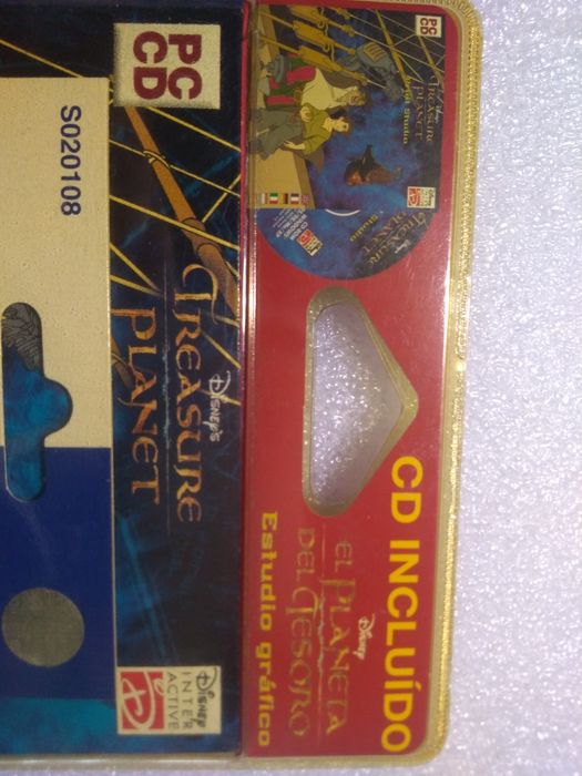 Antigo tinteiro Epson S020108 com jogo de PC treasure planet incluído