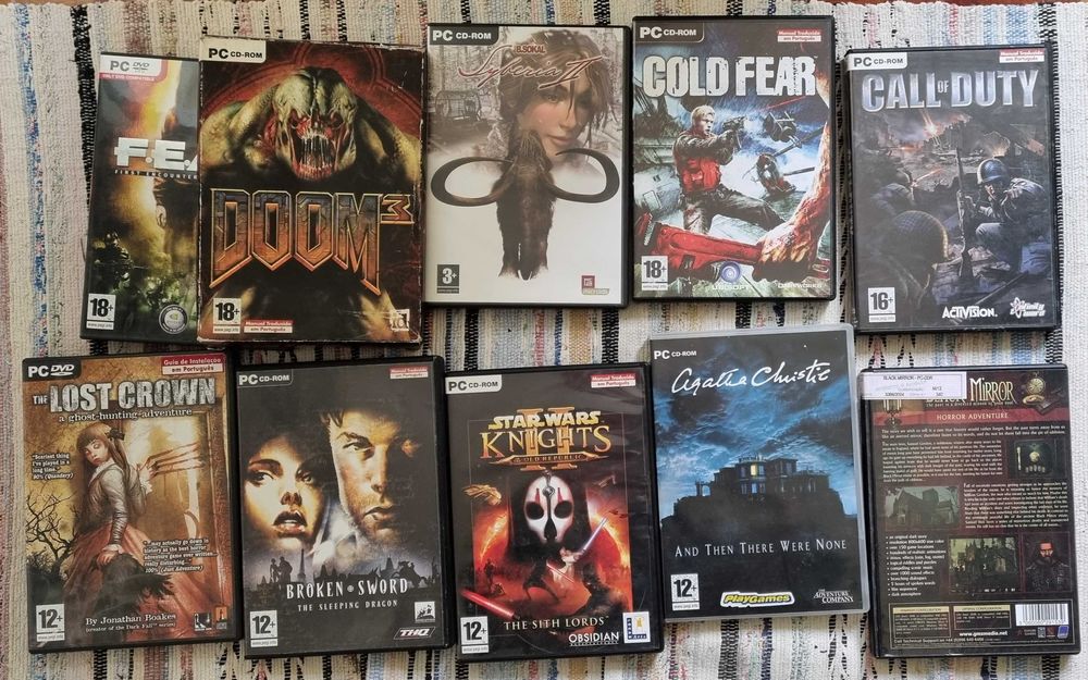 Jogos PC DVD PC CD e Xbox 360